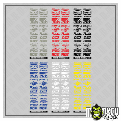 Sponsoren sticker set - sponsoren,