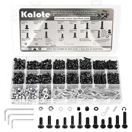 Schrauben set 633 - teile, m3