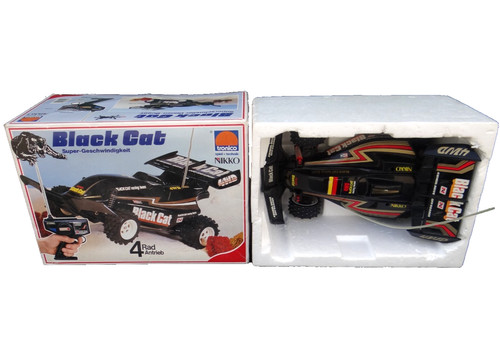 Black cat vintage - black,